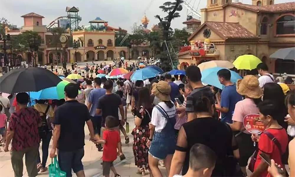 jinnianhui今年会游乐参与打造的欢乐海岸PLUS三天迎客超16万人！