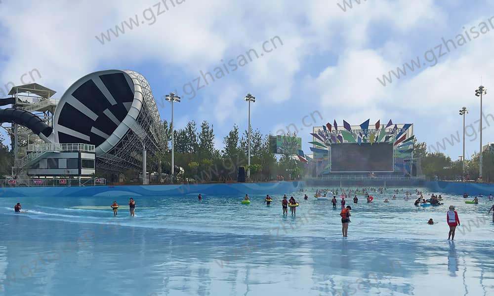 辽宁盘锦红海水上乐园海浪池 辽宁盘锦红海水上乐园海浪池