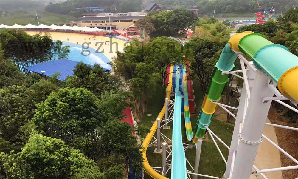 如何设计水上乐园的水上滑梯水回收设备？